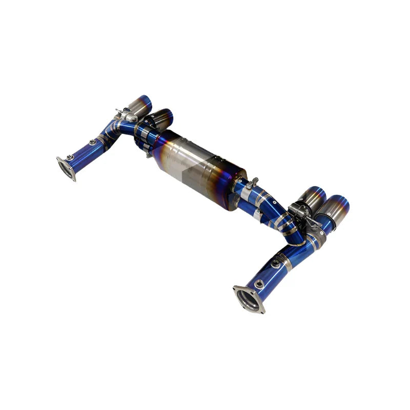 Performance Titanium alloy Tube Vacuum Catback Exhaust System -  Porsche 911 991.2 Turbo S 3.8T.