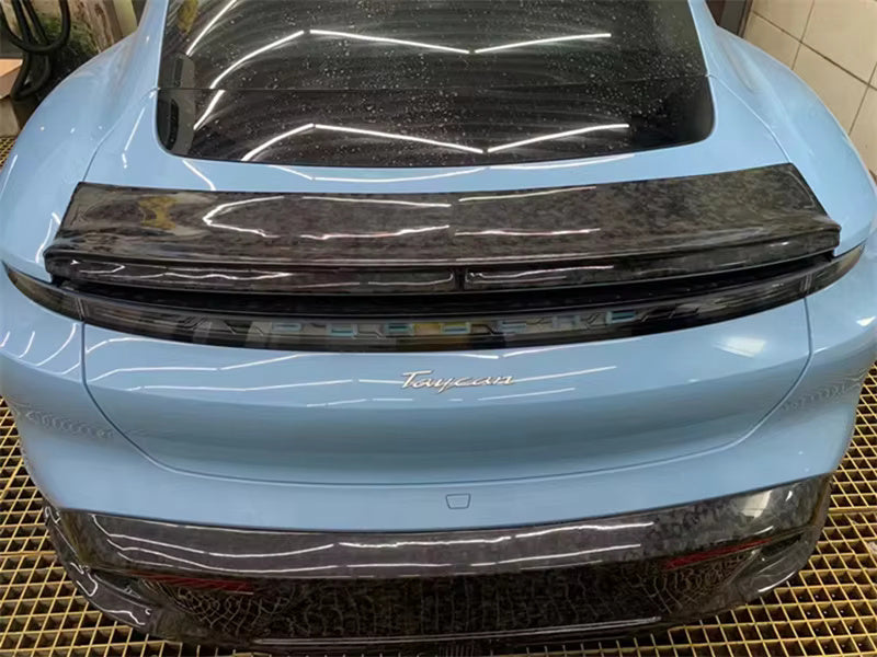 M Carbon Fiber Trunk Spoiler - Porsche  Taycan.