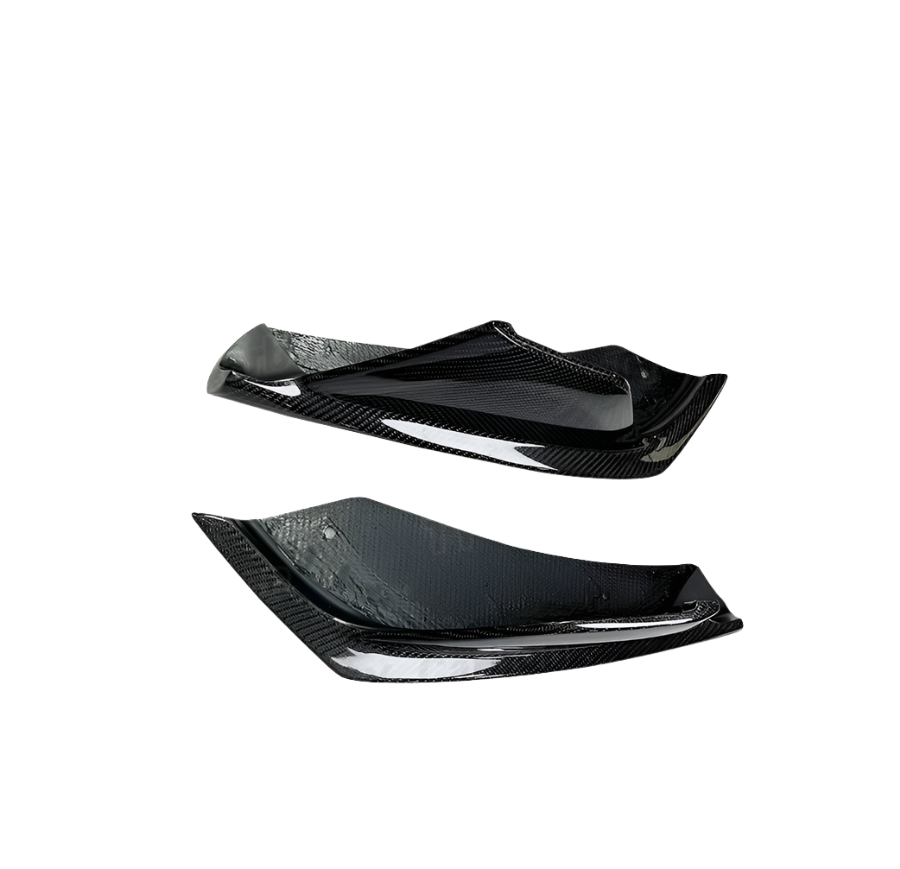 Rear Carbon Fiber Side Spliiter Extension-  Toyota Supra A90 2019-2023.