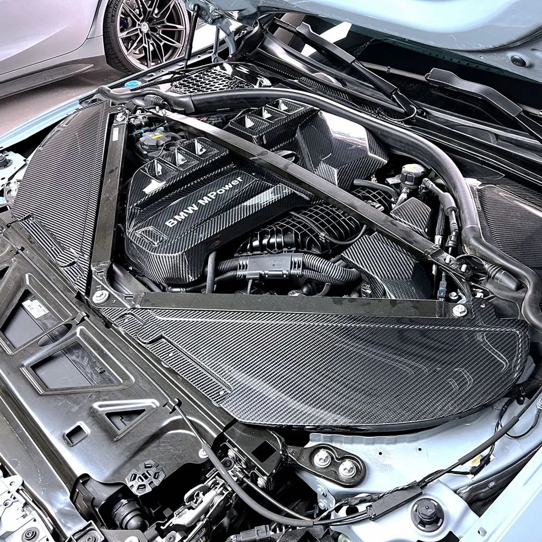 Dry Carbon Fiber Full Engine Bay Cover Kit - BMW G80 M3 & G82 M4.