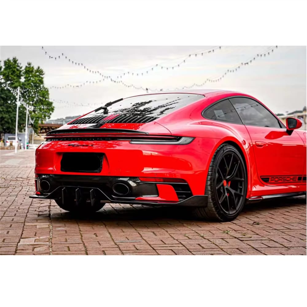 V1 Carbon Rear Diffuser Extension - Porsche 911 992 2019-2021.