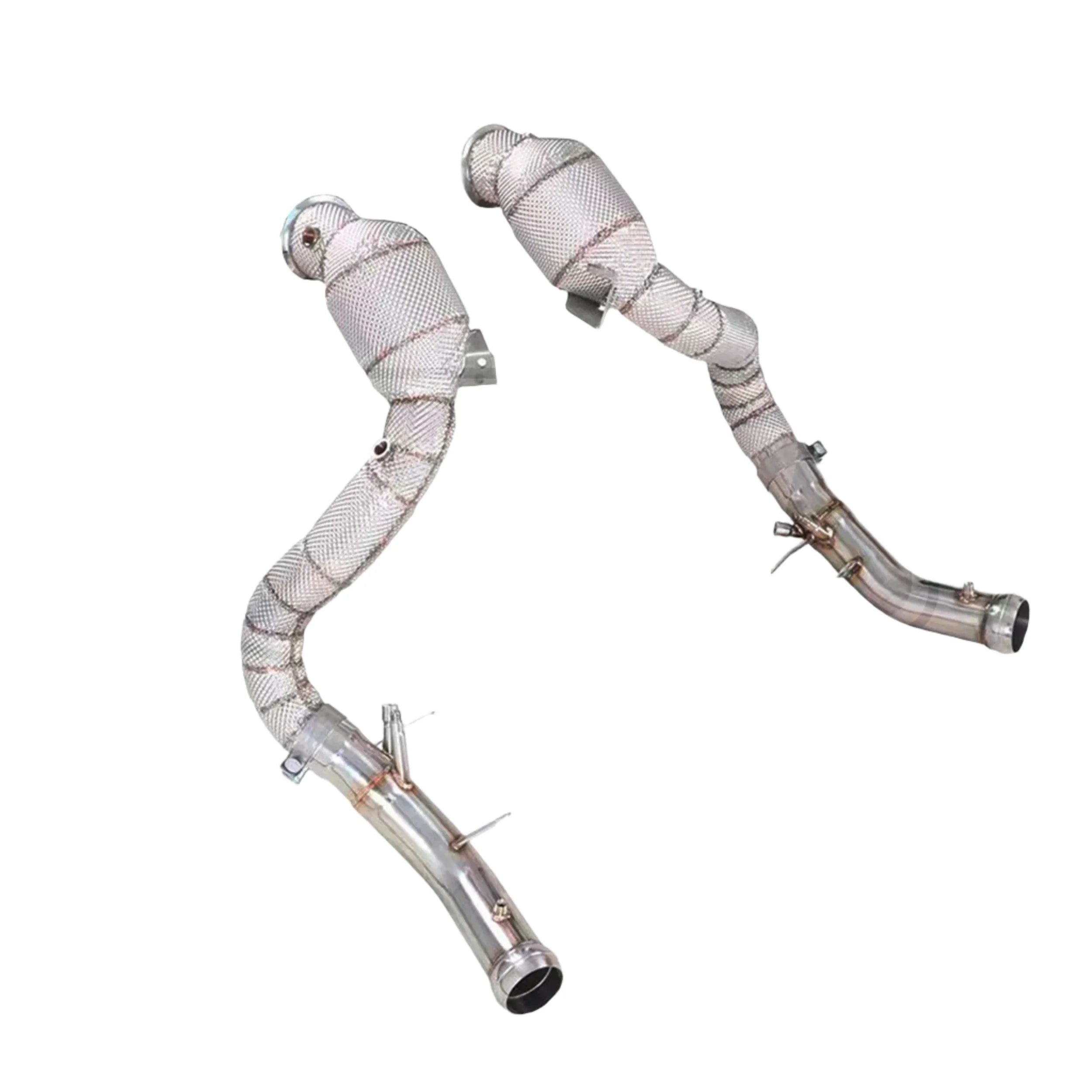 Performance DownPipes w/ HeatShied - Mercedes BENZ AMG GT63 GT63S 4.0T.