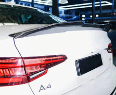 PSM Style Carbon Fiber trunk Spoiler - Audi  17-2024 AUDI A4 S4 B9/B9.5.