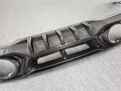 T Style Carbon Fiber Rear Diffuser - Porsche 911 992 Turbo S.