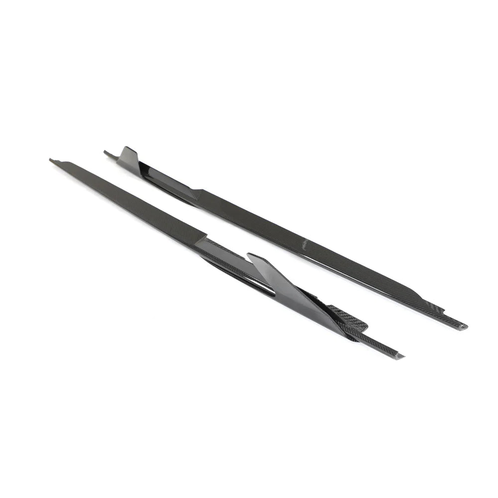 Dry Carbon Fiber Side Skirt Extension - Audi R8 V10 2020-2023.