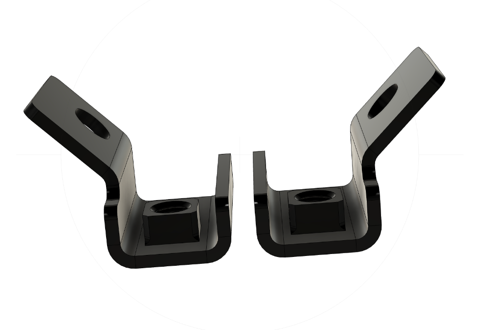 PLM Nissan S13 180SX Rear Seat Belt Shoulder Bracket Assembly LH & RH 240SX.