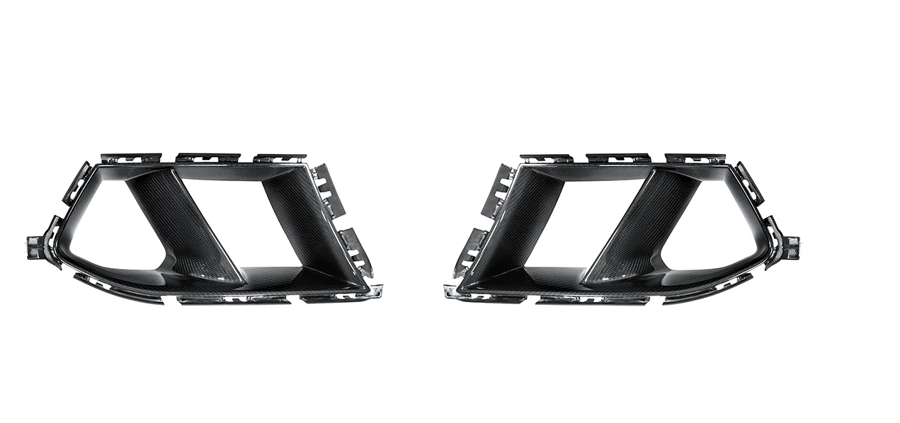 PLM Dry Carbon Front Bumper Lower Vent Set - BMW G80 G82 M3 M4.