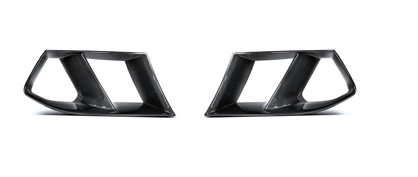 PLM Dry Carbon Front Bumper Lower Vent Set - BMW G80 G82 M3 M4.