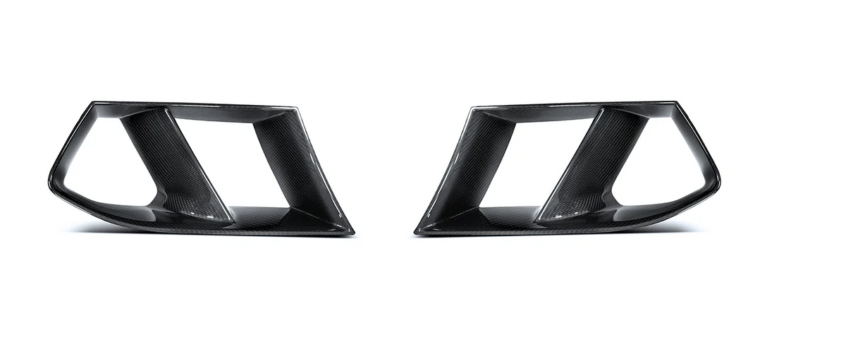 PLM Dry Carbon Front Bumper Lower Vent Set - BMW G80 G82 M3 M4.