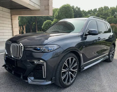 ABS Gloss Black 3Pc Front Lip - BMW G07 X7 2019-2025.