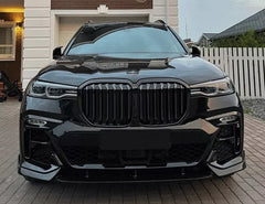 ABS Gloss Black 3Pc Front Lip - BMW G07 X7 2019-2025.