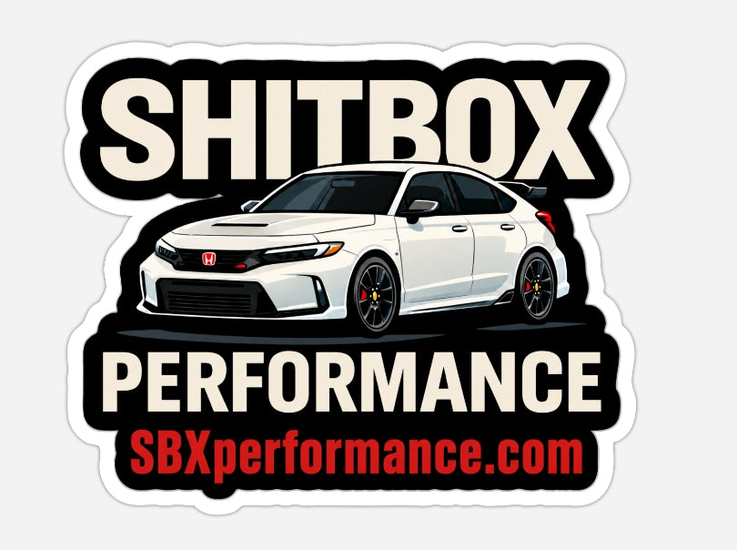 SBX “SHITBOX PERFORMANCE” Die-Cut Window Sticker