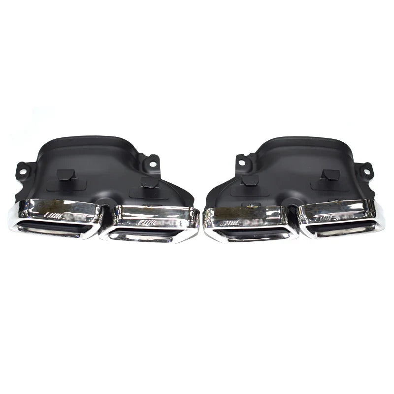 Square Mouth AMG Exhaust Pipe Tip -  Mercedes C-Class W205.