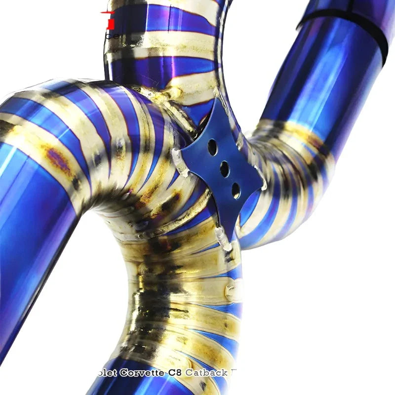 Titanium Valved Sport Exhaust System w/ Catless Front Pipes - Chevrolet Corvette C8 (2020 - 2024).