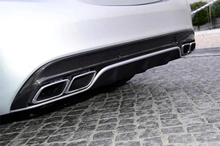 Square Mouth AMG Exhaust Pipe Tip -  Mercedes C-Class W205.