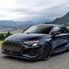 Gloss Black Aerodynamic Front Canard - Audi RS3 8Y 2021-2024 Sedan.
