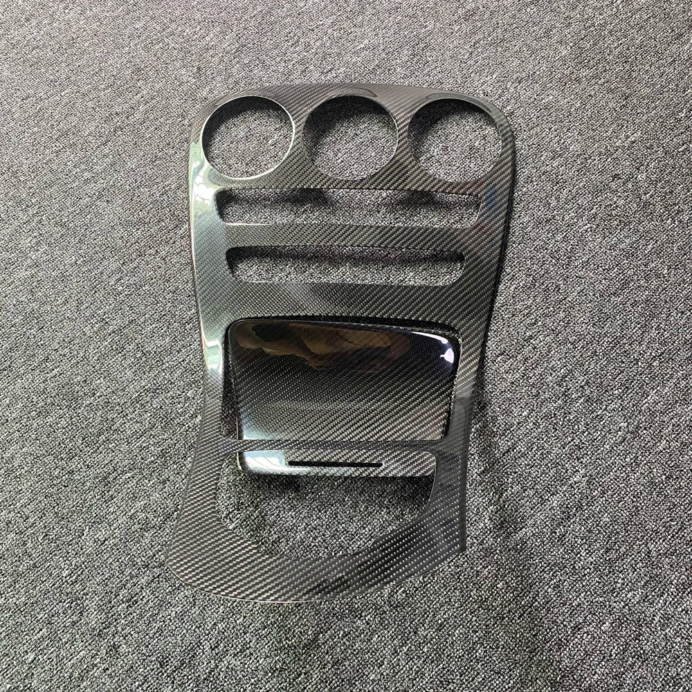 Carbon Fiber Interior Center Control Panel -Mercedes Benz W205 C Class Amg Coupe.