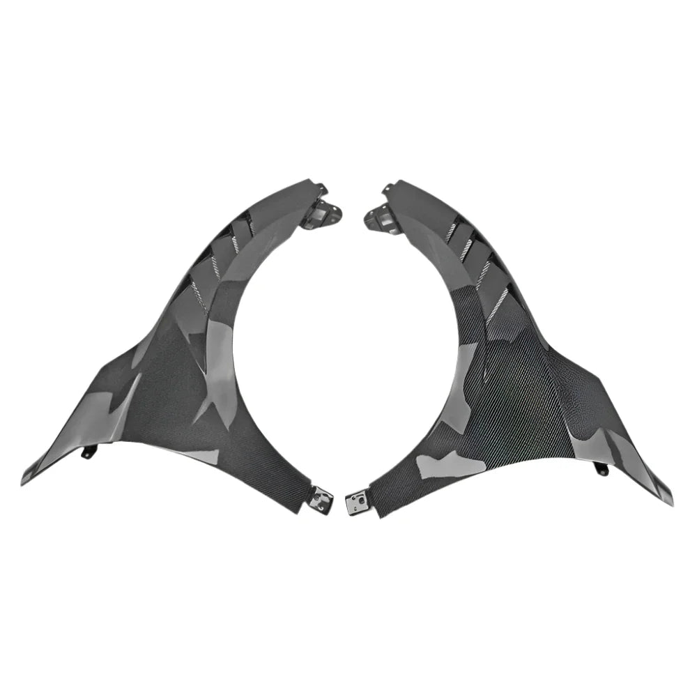 Vented Front Carbon Fiber Fender Set - Honda Civic FK7.
