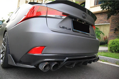 Carbon Fiber Side Rear Canard - Lexus IS200 IS250 IS300 IS350.