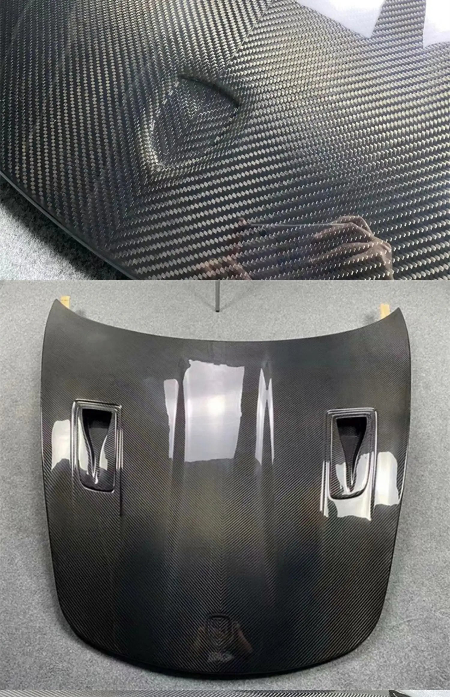 Vented Carbon Fiber Vented Hood - Porsche 911 (991) 2012-2018.