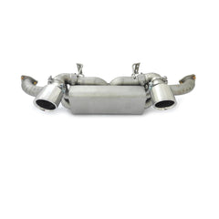 Titanium Valved Muffler Axle Back Exhaust System  - Porsche Cayman 718 GT4 RS 4.0L.