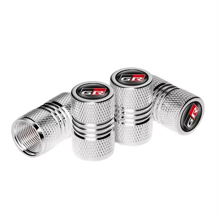 Toyota GR Wheel Tire Valve Stems Set - Toyota GR.