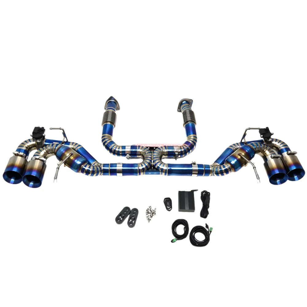 Titanium Full Valved Exhaust - 2020 - 2024 Corvette C8.
