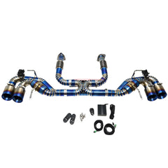 Titanium Full Valved Exhaust - 2020 - 2024 Corvette C8.