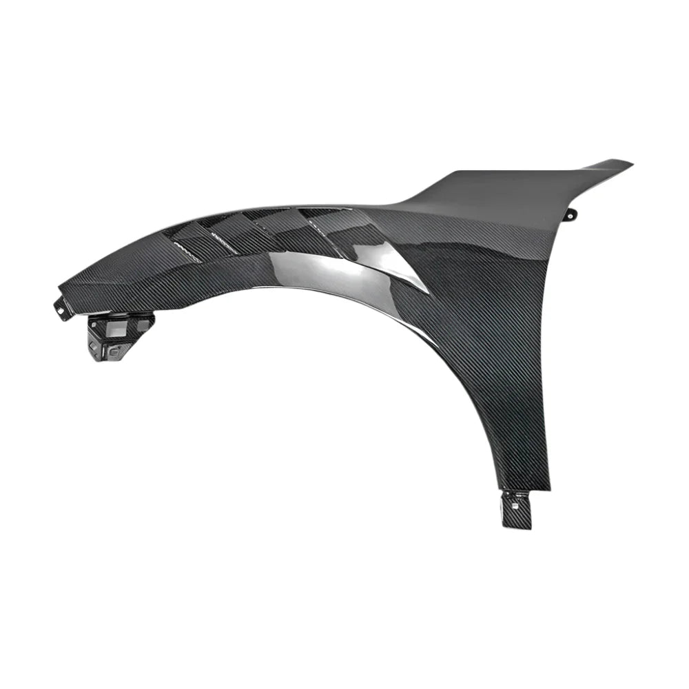 Vented Front Carbon Fiber Fender Set - Honda Civic FK7.