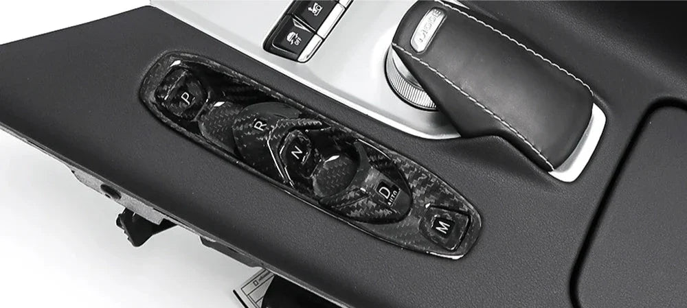 Carbon Fiber Interior Shifter Trim - Corvette C8.