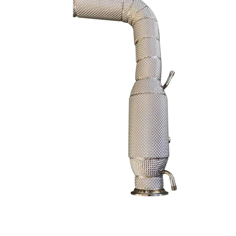Performance High Flow Catless Exhaust Downpipes W/ Heatshield - Porsche Cayman 718 2.0T 2016-2018.