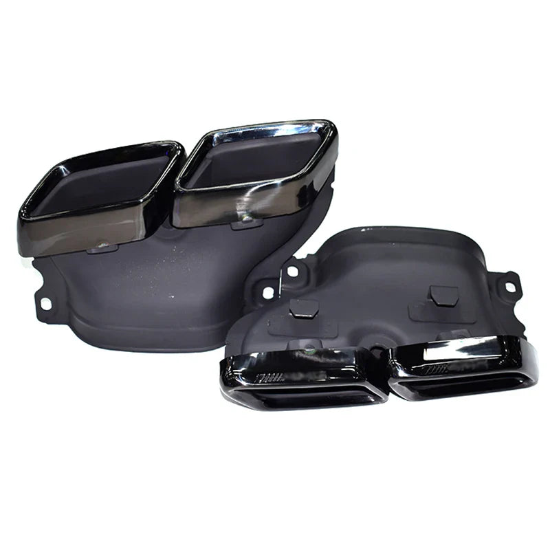 Square Mouth AMG Exhaust Pipe Tip -  Mercedes C-Class W205.