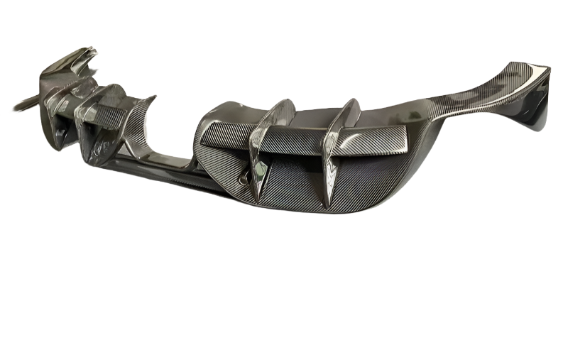 Carbon Fiber Rear Diffuser - Porsche 718 Cayman/Boxster (2016-2023).