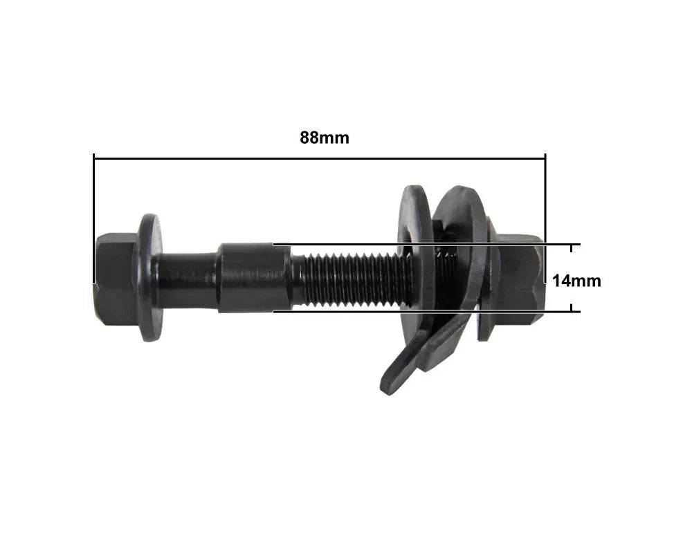 Spec-D Black 14mm Camber Bolt Honda | Chevrolet | Pontiac 1989-2014