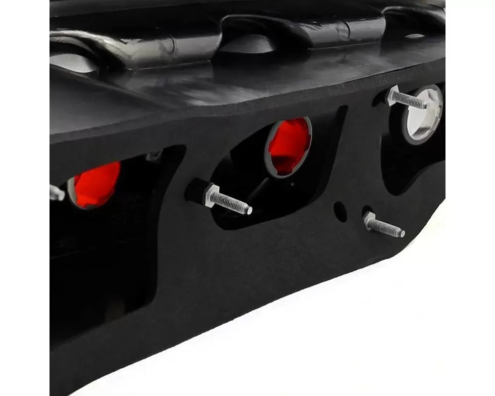 Spec-D Taillights (Glossy Black Housing/Smoke Lens) Acura Integra Hatchback 1994-2001.