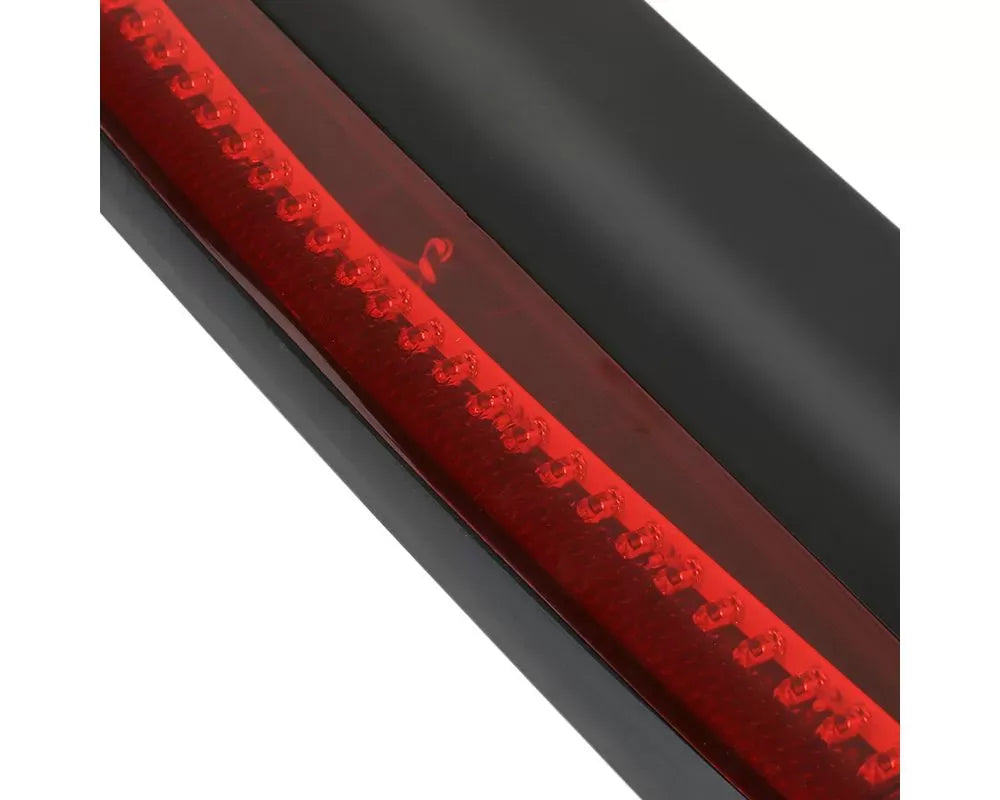 Spec-D Matte Black ABS Rear Spoiler Wing w/ LED 3rd Brake Light Honda Civic 1996-2000