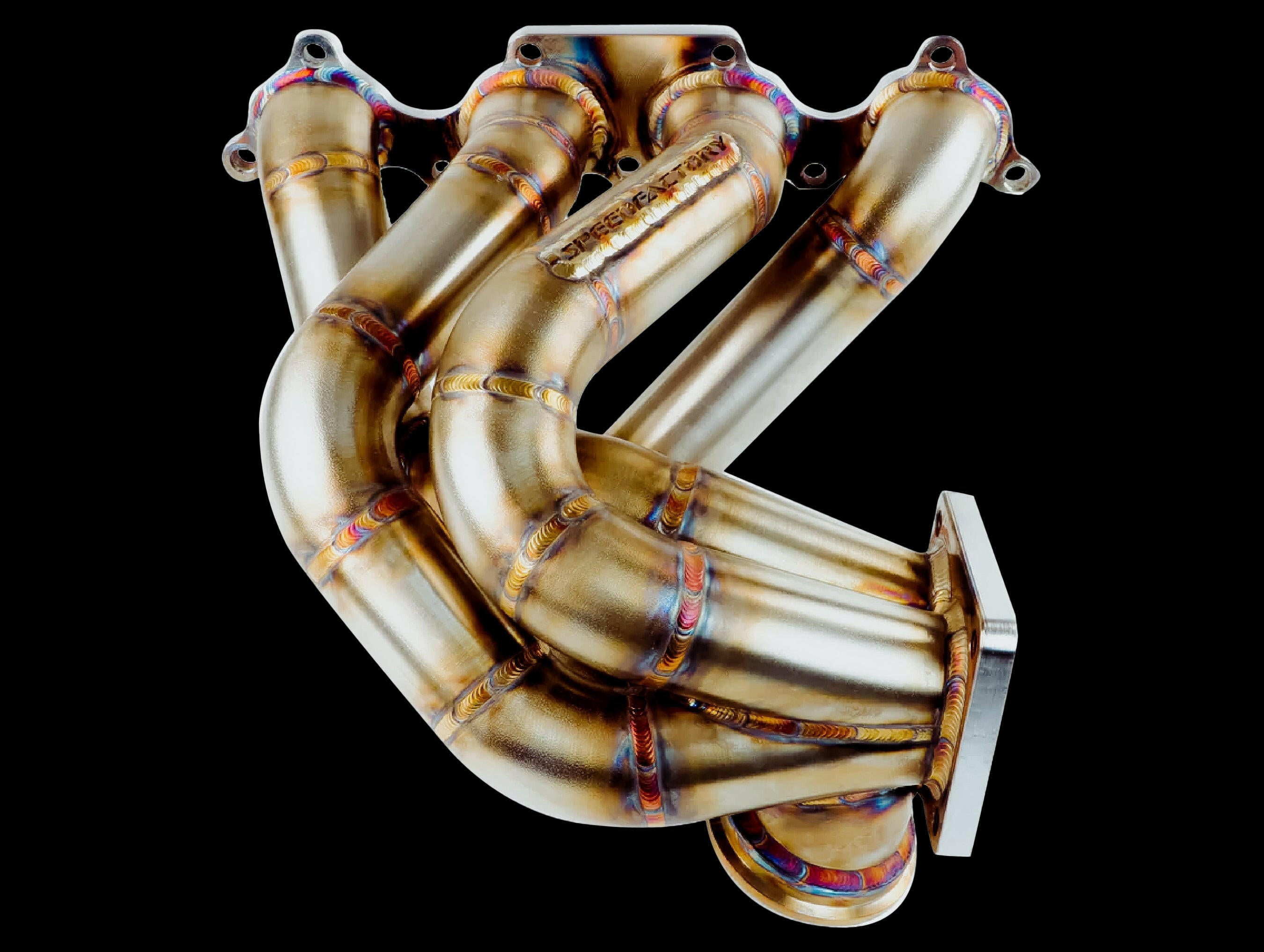 SpeedFactory Forward Facing B-Series Outlaw Turbo Manifold.