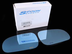 Spoon Blue Wide Side Mirror Set - 92-95 Civic (EG6).