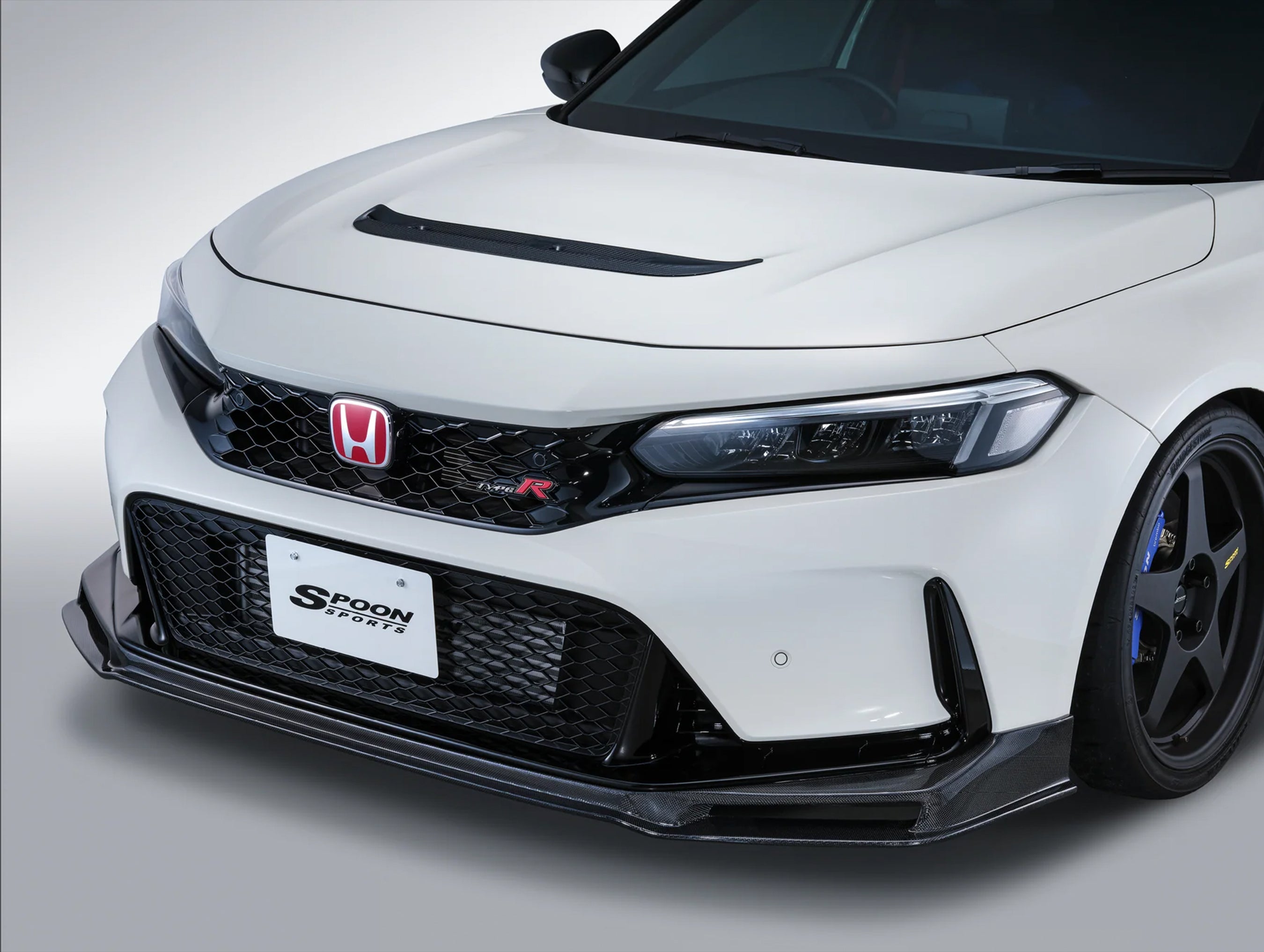 Spoon Sports Carbon Fiber Front Lip Spoiler - 22+ Civic Type R (FL5)