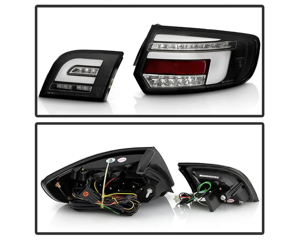 Spyder Auto Black Full LED Tail Lights Audi A3 2003-2008.