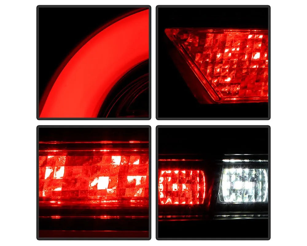 Spyder Auto Black Full LED Tail Lights Audi A3 2003-2008.