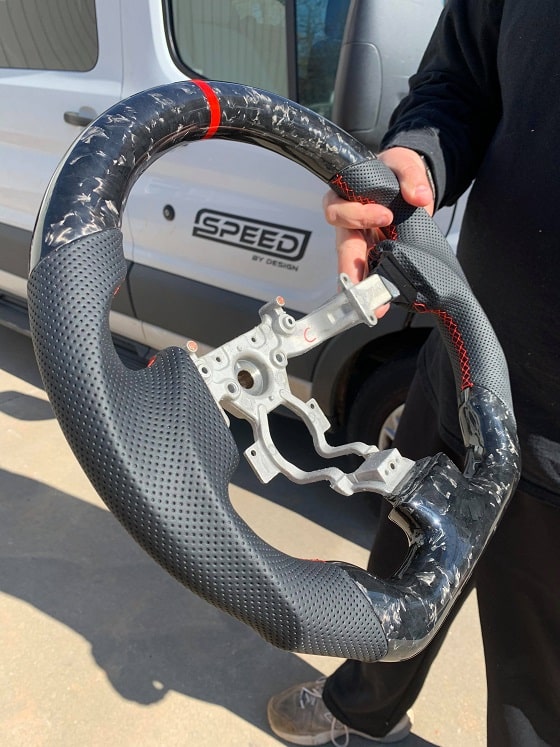 SBD Carbon Fiber Steering Wheel - Nissan GT-R R35 (2007-2016)