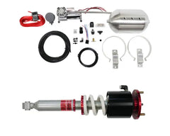 TruHart StreetPlus Coilovers w/ Front Air Cups Plus Silver Management Acura TL|TSX 2008-2014|Honda Accord 2008-2012.