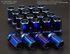 J's Racing Titanium Lug Nuts 17mm Hex - 12x1.5mm