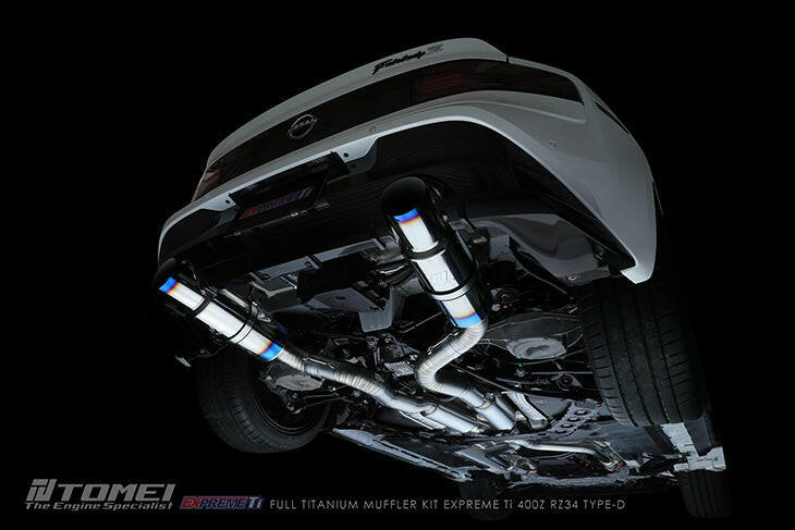 Tomei Full Titanium Muffler Kit Expreme Ti - Type-R / D | 2023+ Nissan Z (TB6090-NS21C).