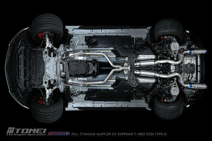 Tomei Full Titanium Muffler Kit Expreme Ti - Type-R / D | 2023+ Nissan Z (TB6090-NS21C).