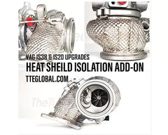 TTE Turbo Heat Shield Isolation Add On for TTE450 2.0 TSI Upgrade Turbocharger.