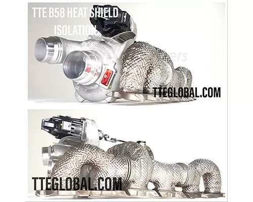 TTE Turbo Heat Shield Isolation Add On for TTE480+ TSI Upgrade Turbocharger.