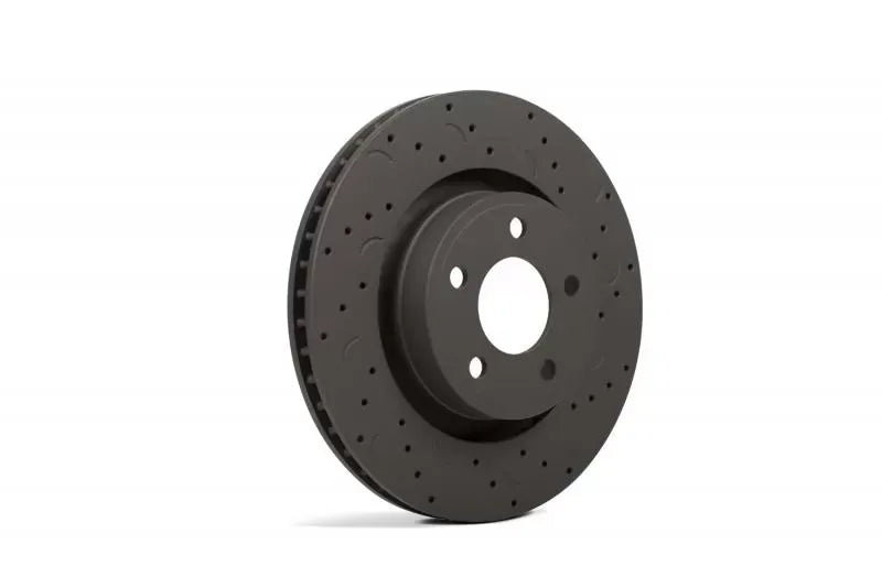Hawk Performance Talon Cross-Drilled and Slotted Rear.