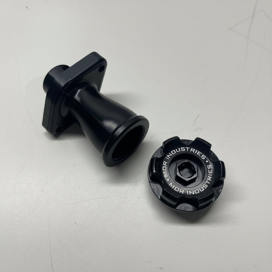 MDR Industries Billet Toyota / Lexus Oil Fill Neck with Cap Set